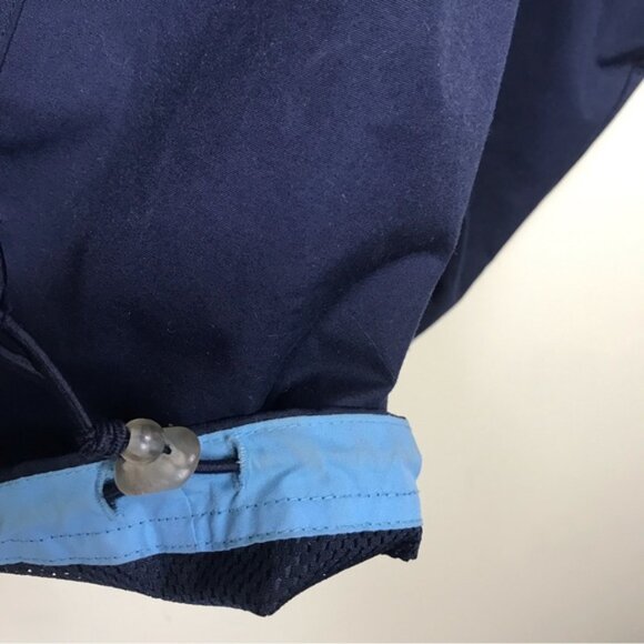 Reebok 1/2 Zipper Nylon Windbreaker Jacket Hood Mesh Pockets Drawcord Unisex XL - Picture 11 of 15